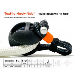 Poulie ouvrante Textile Hook-Nub | HK-Nub 60c
